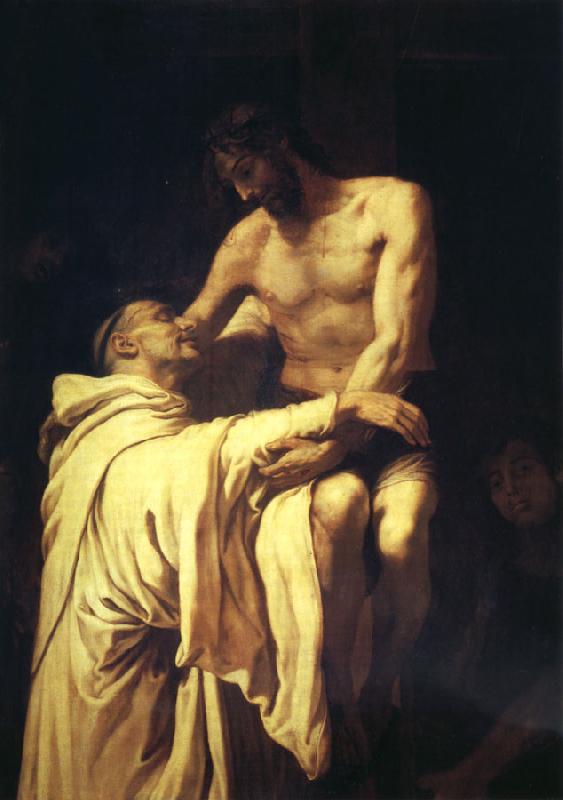 RIBALTA, Francisco Christ Embracing St.Bernard